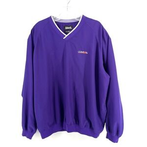 Clemson‎ Clemson Tigers Golf Coach Windshirt Pullover Purple Mens Large Ashworth
